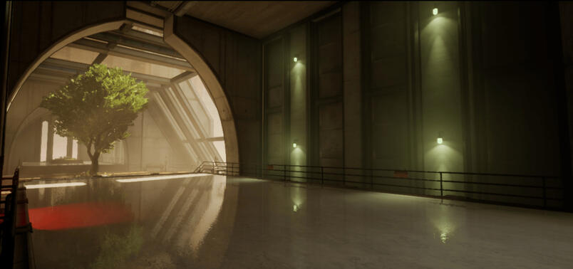 High-Rise Warm Lighting