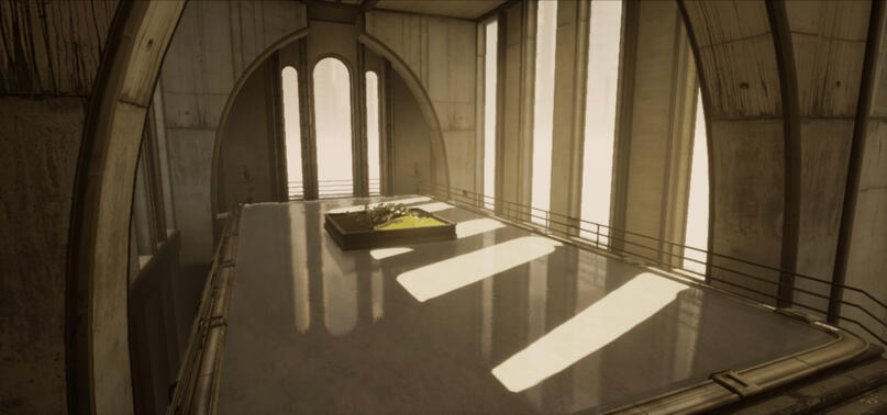 High-Rise Warm Lighting