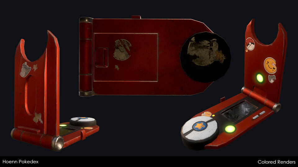 High-poly Hoenn Pokedex