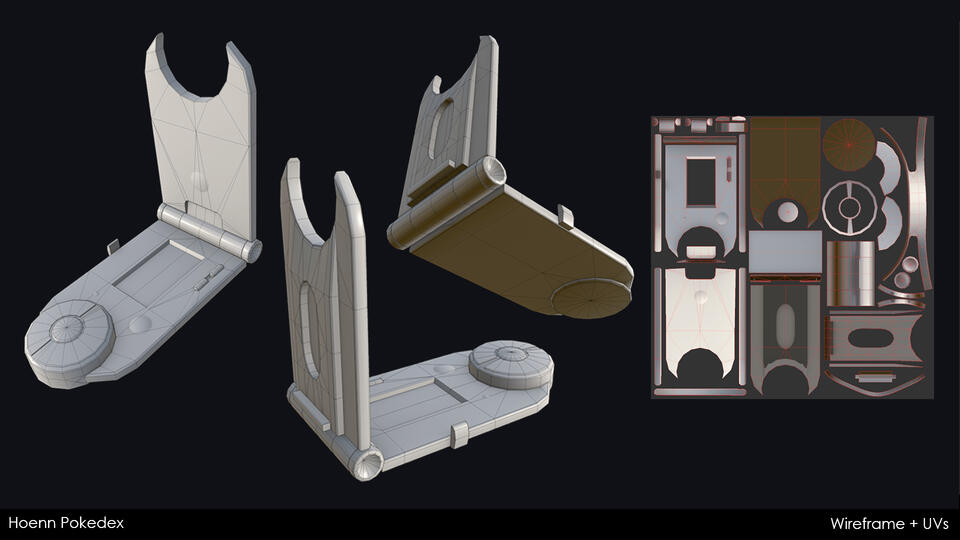 High-poly Hoenn Pokedex